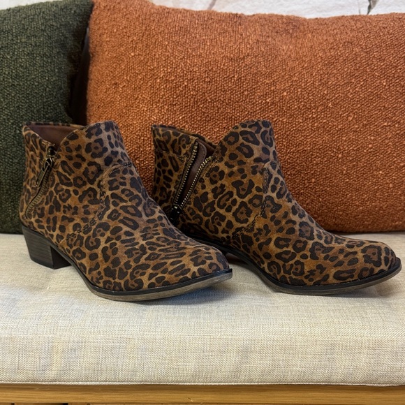 Sun + Stone Shoes - Sun + Stone Animal Print Ankle Boots